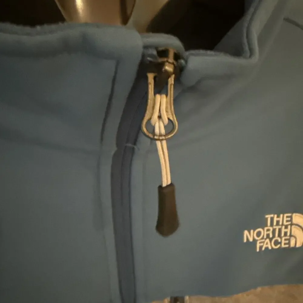 EUC North Face Apex Bionic Wind Wall Jacket Men's Medium Gray Blue